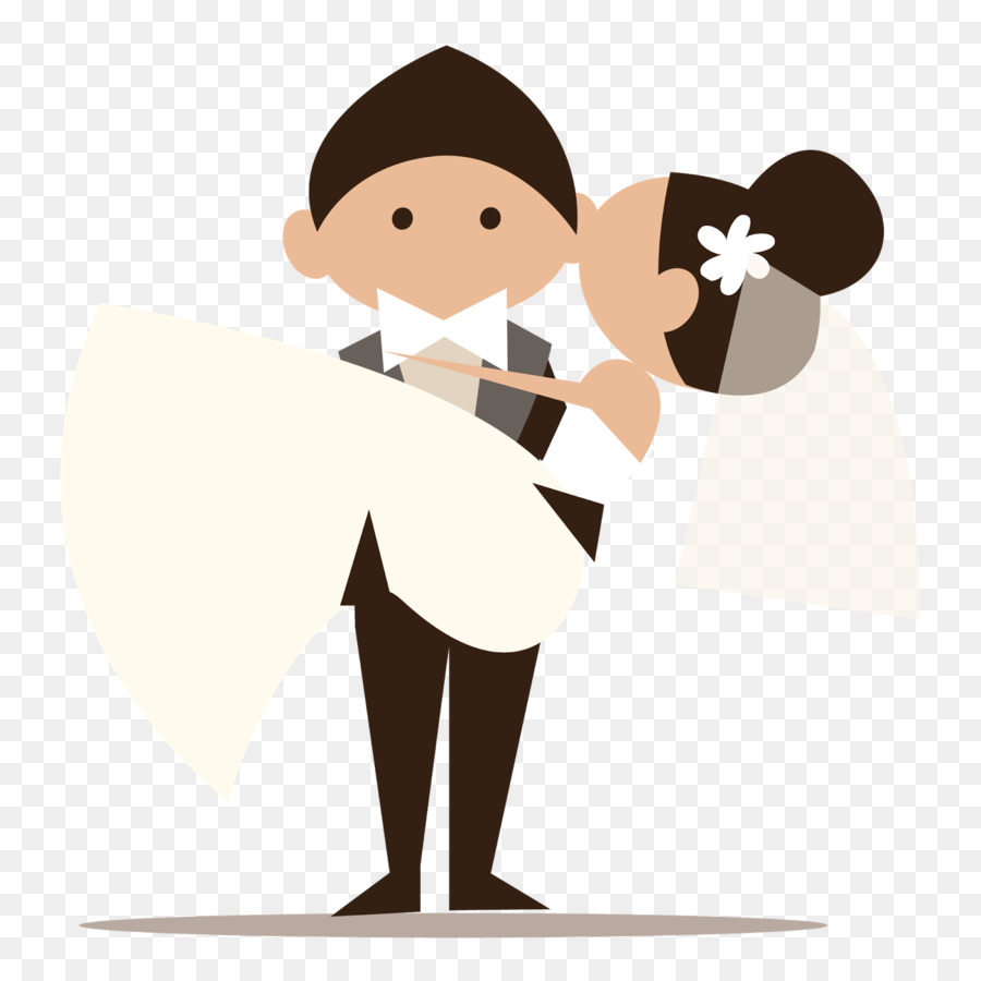 Hochzeits-Einladung-Clip-art-Bräutigam - Braut