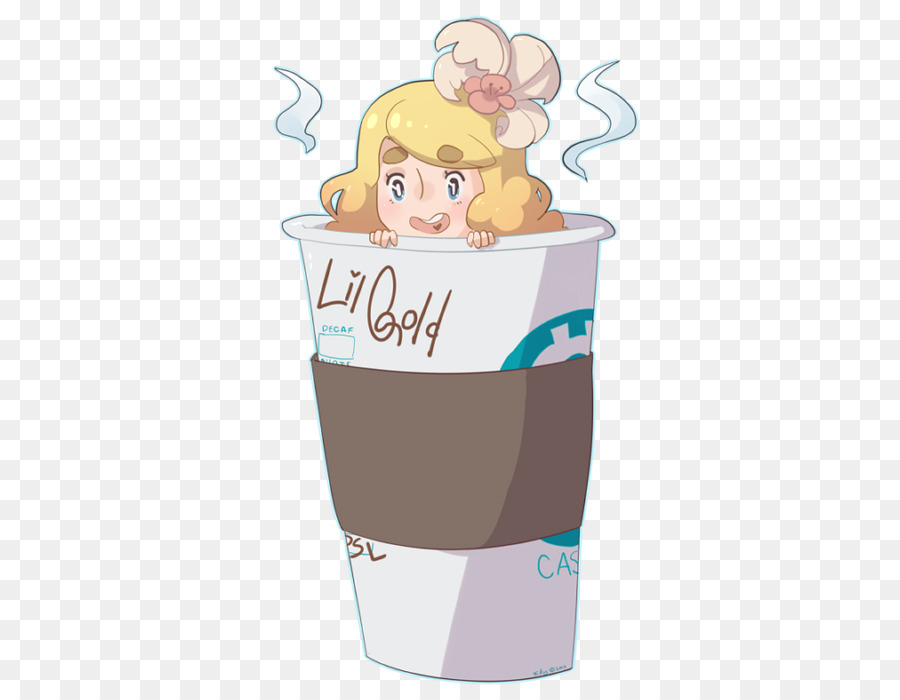 Milchprodukte Cartoon-Abbildung - Kürbis Gewürz latte