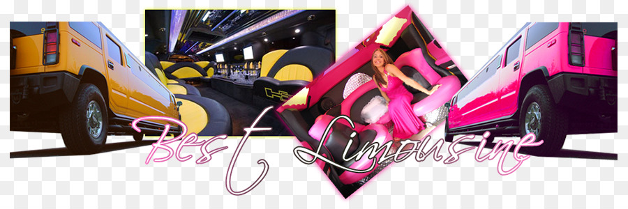 Car Graphic design, Brand design di Prodotto design Automobilistico - limousine rosa