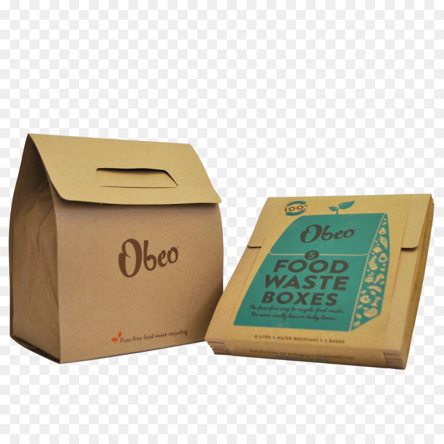 Papier-Box Verschwendung von Lebensmitteln - Box