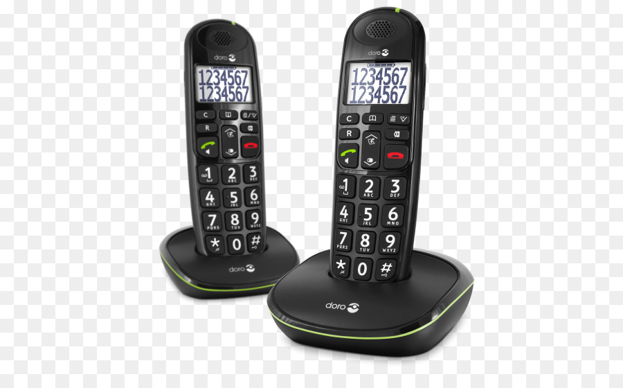 Digital Enhanced Cordless Telecommunications Schnurlose Telefon Doro PhoneEasy 100w - berührt