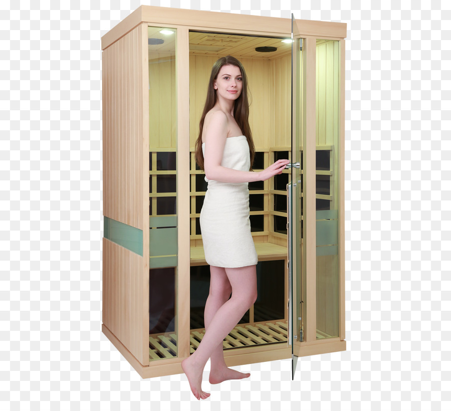 Infrarot-sauna, Elektrische Heizung, Fernen Infrarot - Massivholz Teilchen