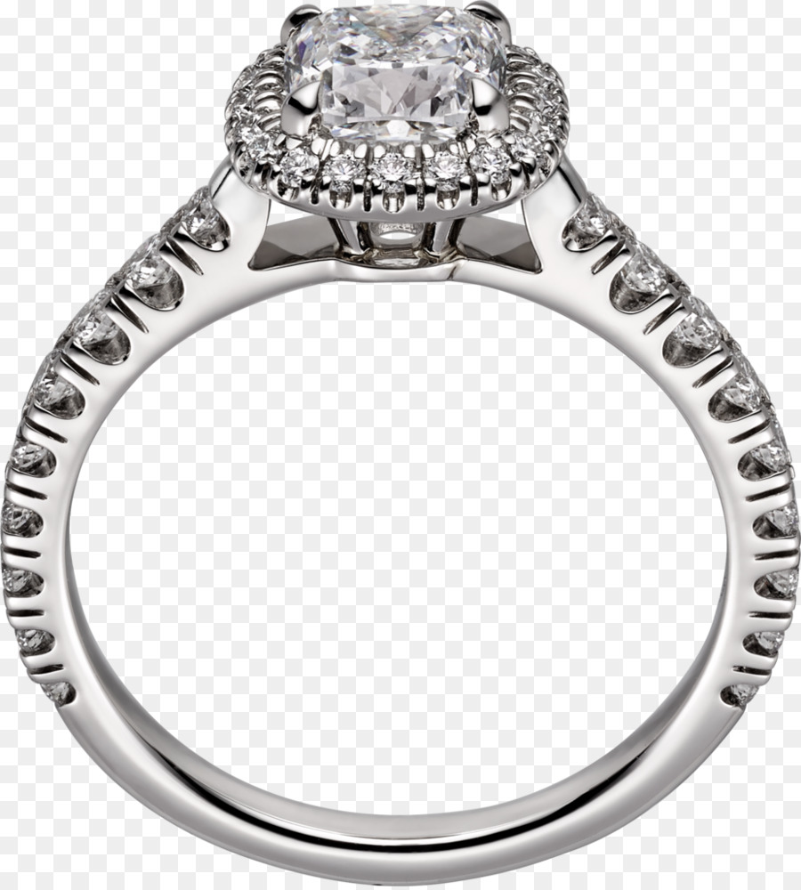 Anello Di Diamanti Cartier Carati Di Brillanti - anello in platino