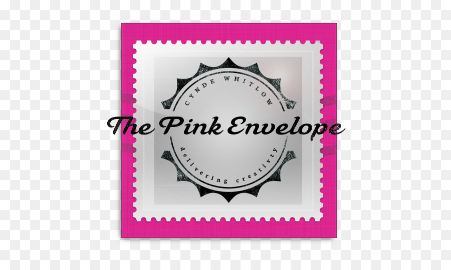 Label-Umschlag-Porto-Briefmarken Copic Produkt - rosa Umschlag