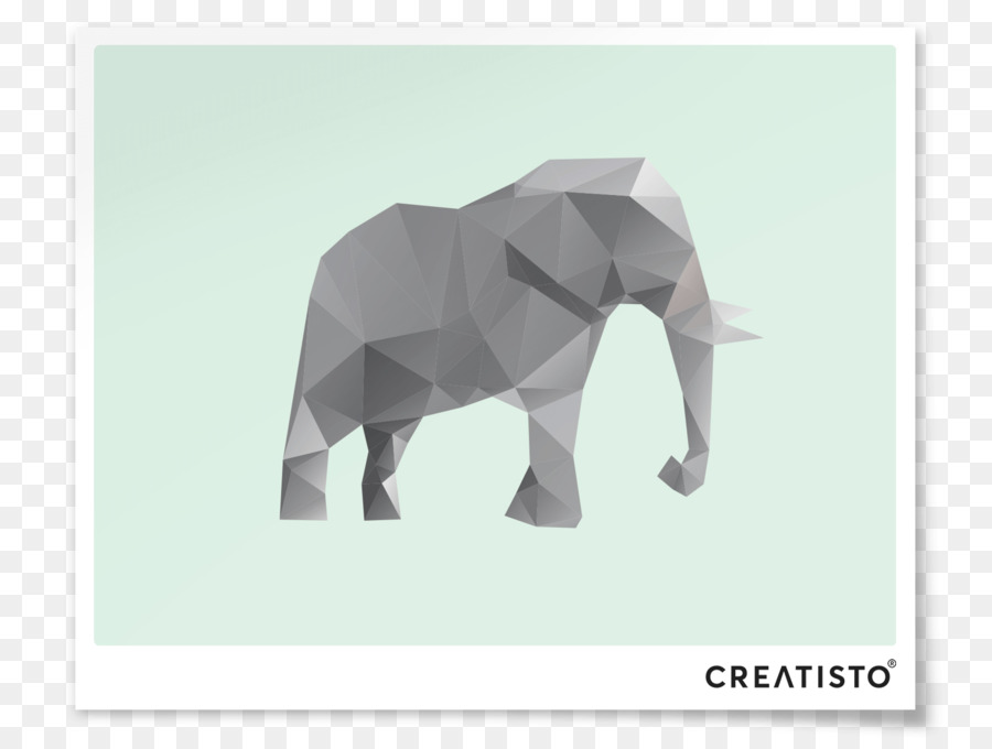 Elefante indiano elefante Africano Elefanti di Carta Origami - gli elefanti