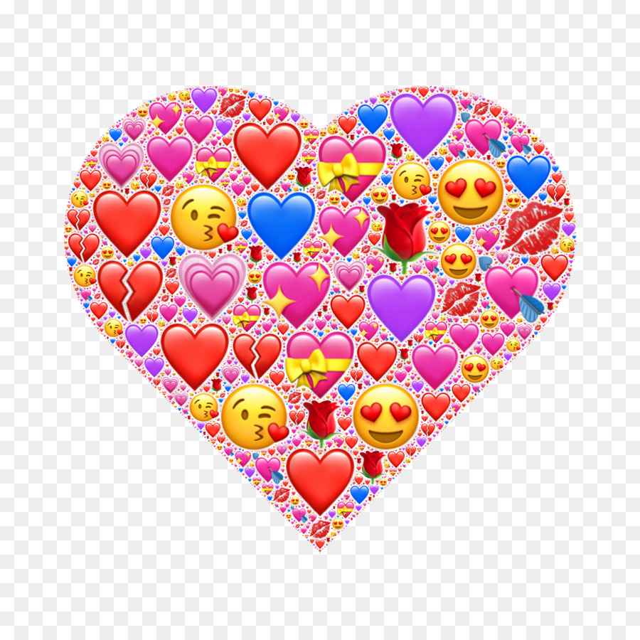 Heart Emoji Background png download - 1280*1280 - Free Transparent Love png  Download. - CleanPNG / KissPNG