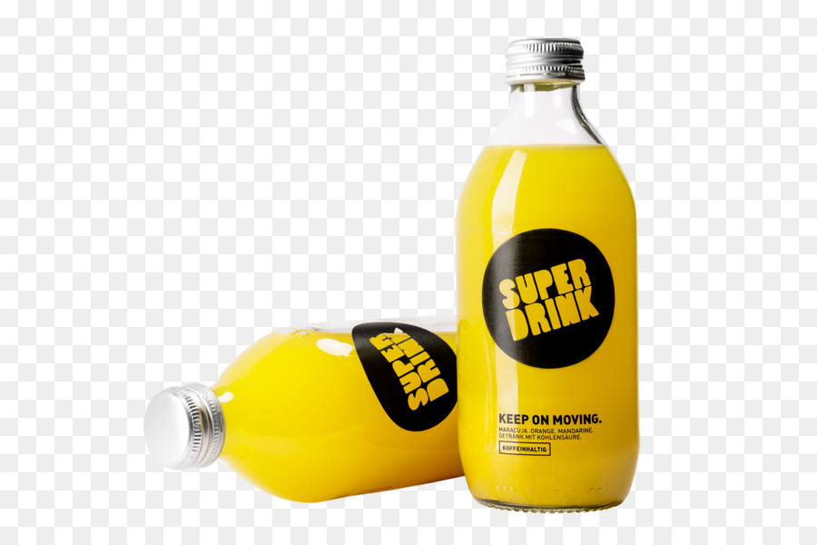Likör Flasche Gelb Superfood Produkt - tolle Getränke