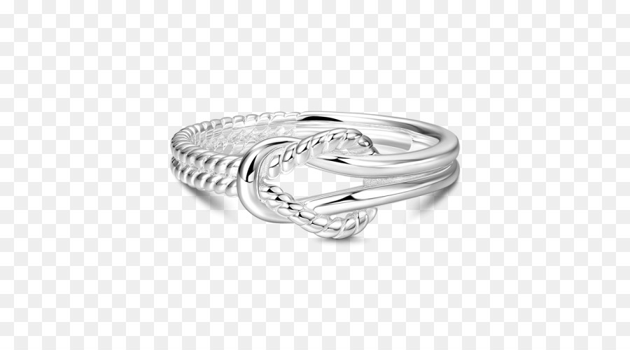 Hochzeits ring Armband Schmuck Silber - Geschenke Knoten