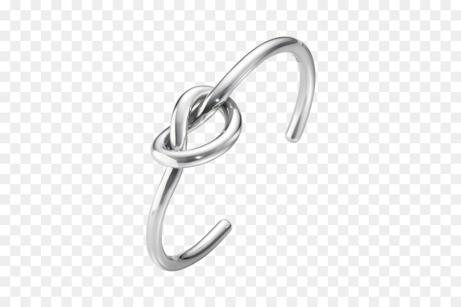 Schmuck True lover ' s knot Georg Jensen Love Knot Bangle in Sterling Silber Ring - infinity Knoten