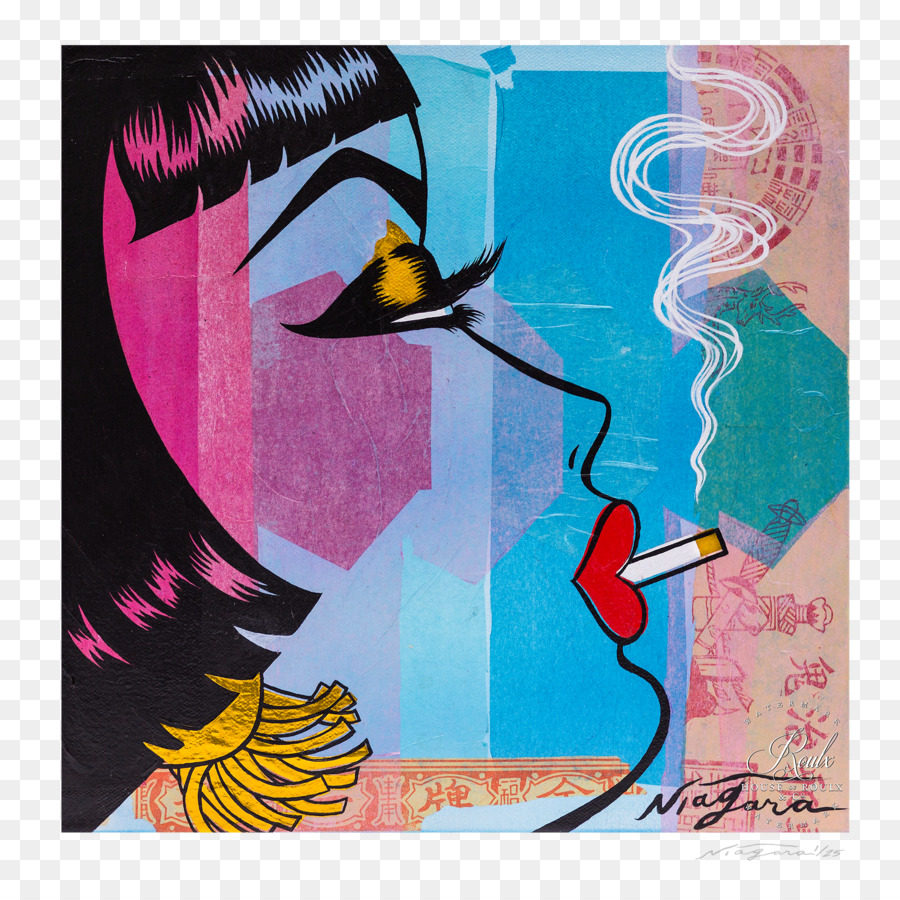 Moderne Kunst Grafik Malerei Druckgrafik - Jazz Poster