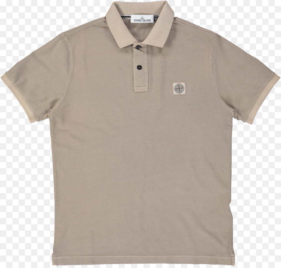 T-shirt Manica Colletto della camicia di Polo Piquè - marmo freccia