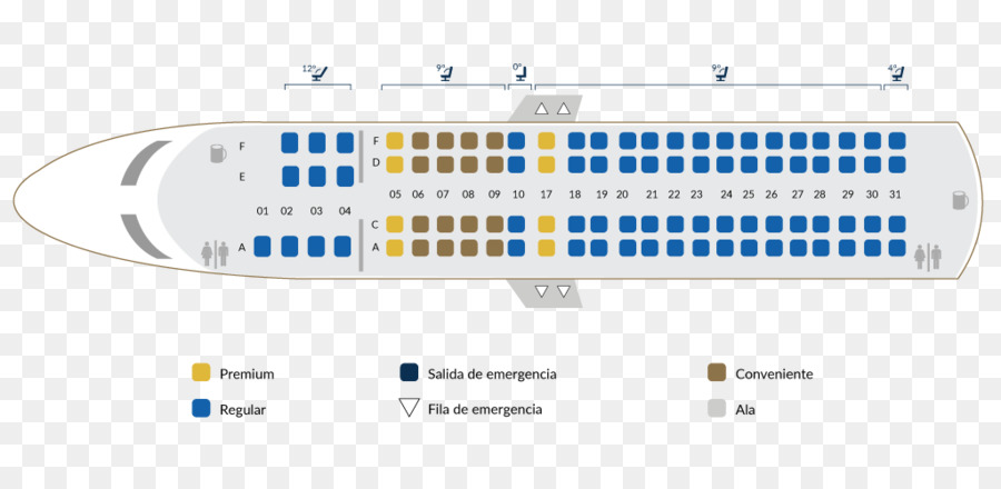 Embraer E90 Seating Chart