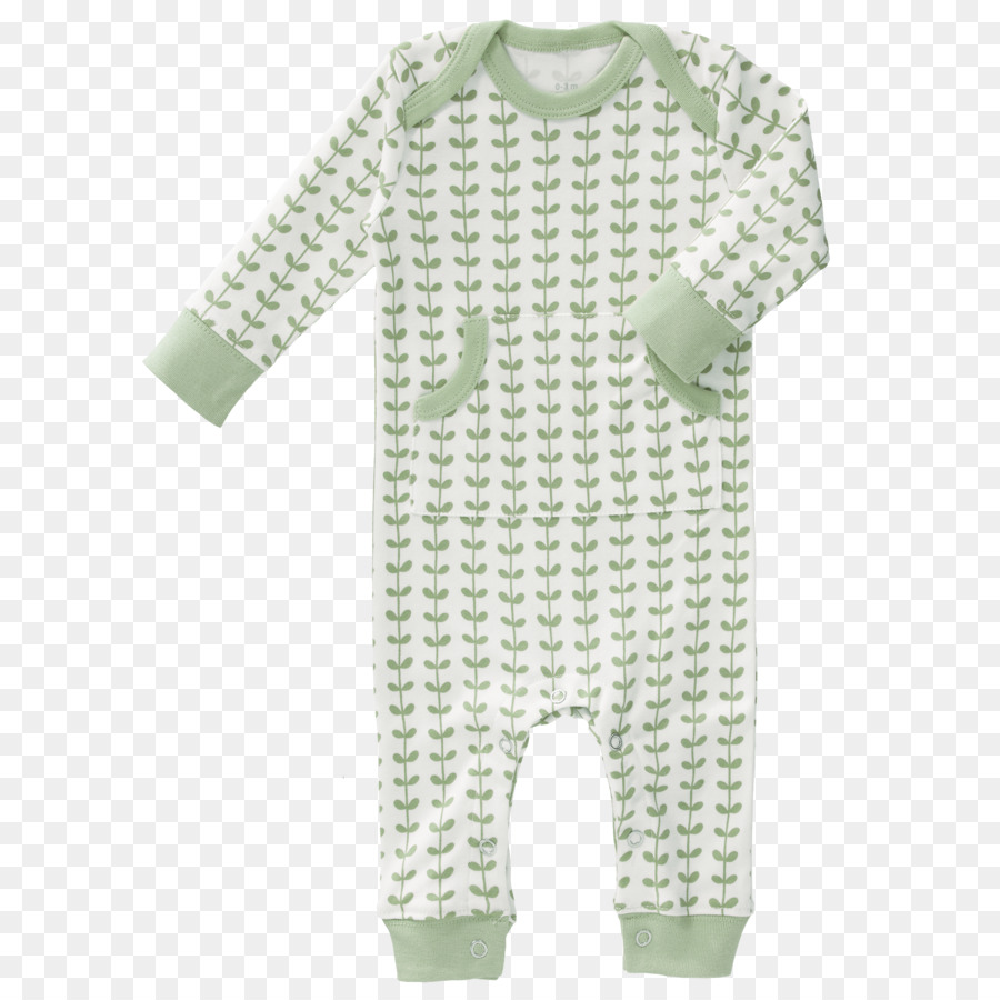Fresk Pyjama Mint Leaves 0 3 months Cotton FRESK Kinder in Gr. 74/80 rosa Pajamas Cardigan crossover baby aus bio baumwolle 'Leaves' - andere