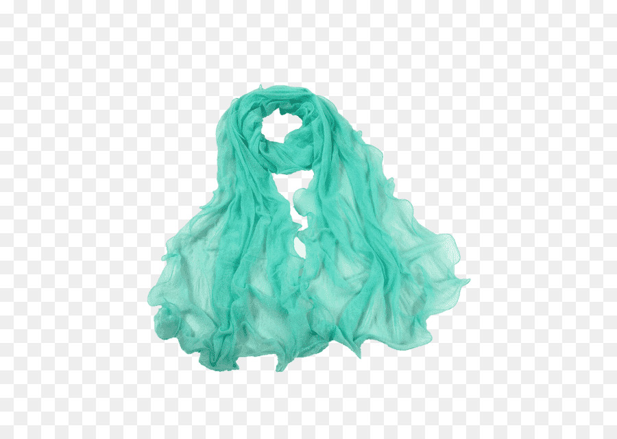 Schal Menta Green Winter-Farbe - blauer Schal