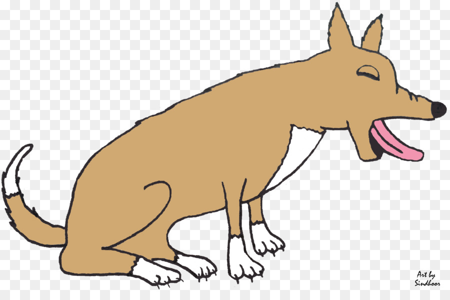 Đỏ fox Râu Chó Clip nghệ thuật Mõm - Con chó