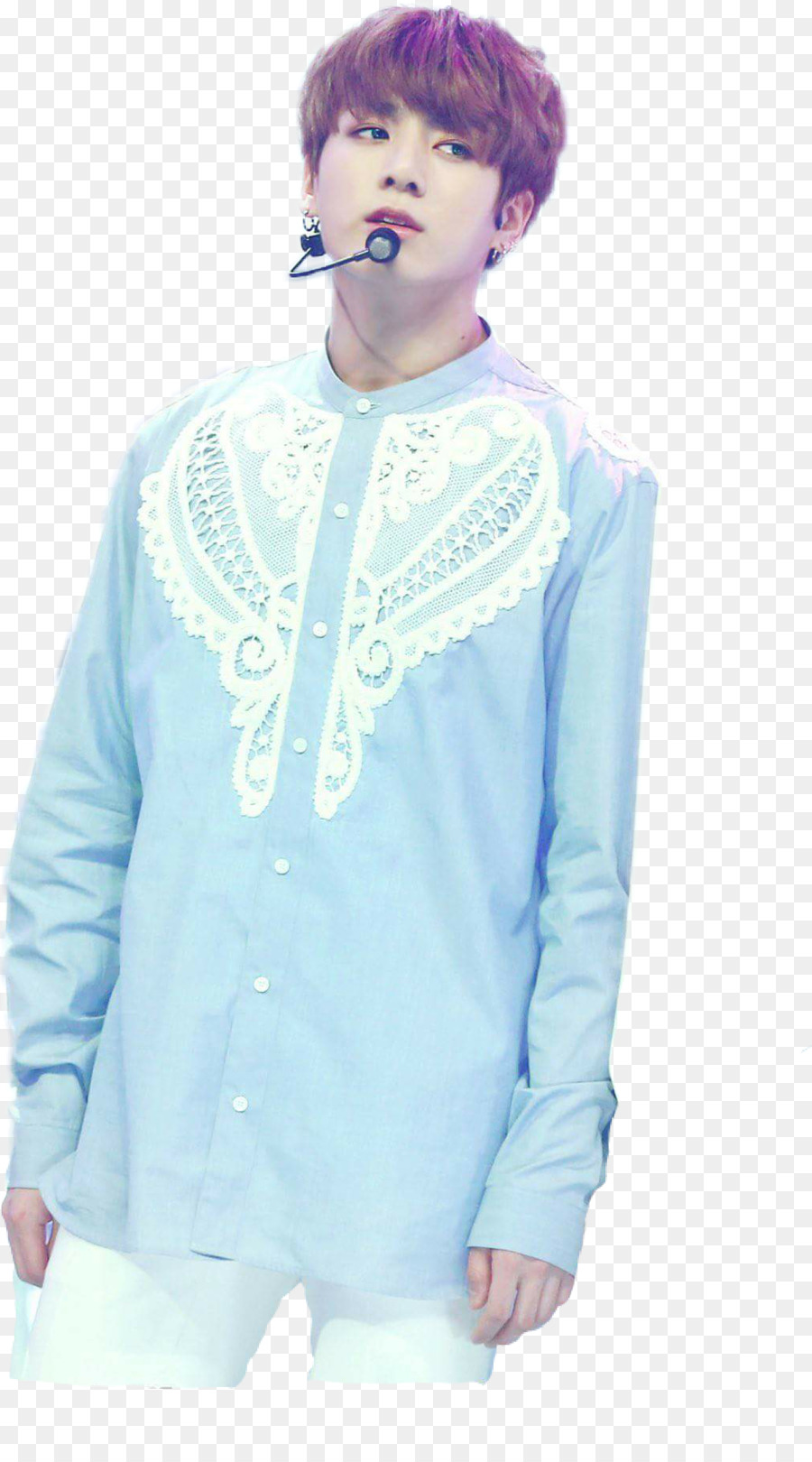 Jeon Jungkook BTS, man wearing blue hoodie transparent background PNG  clipart