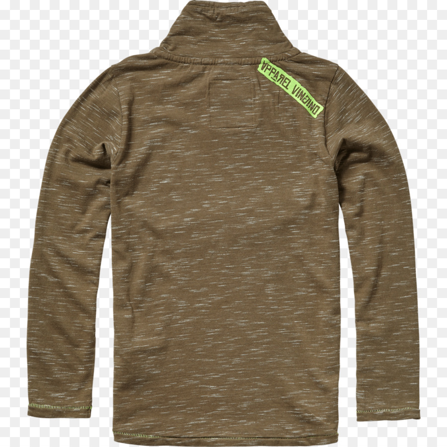 T shirt maniche in pile Maglione Bluza - il verde del bosco