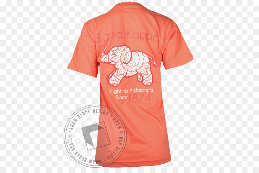 T-shirt Manica Moda Spreadshirt - disegno dell'elefante
