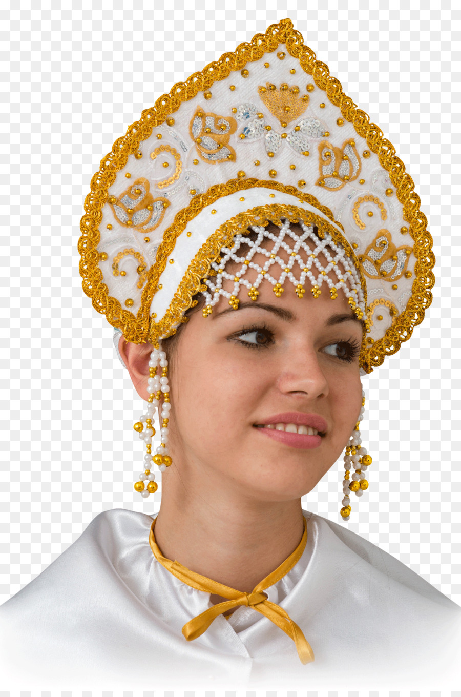 Kokoshnik Російський національний costume popolari Russe cappelli del Beanie Chicken stazione di pompaggio - Beanie