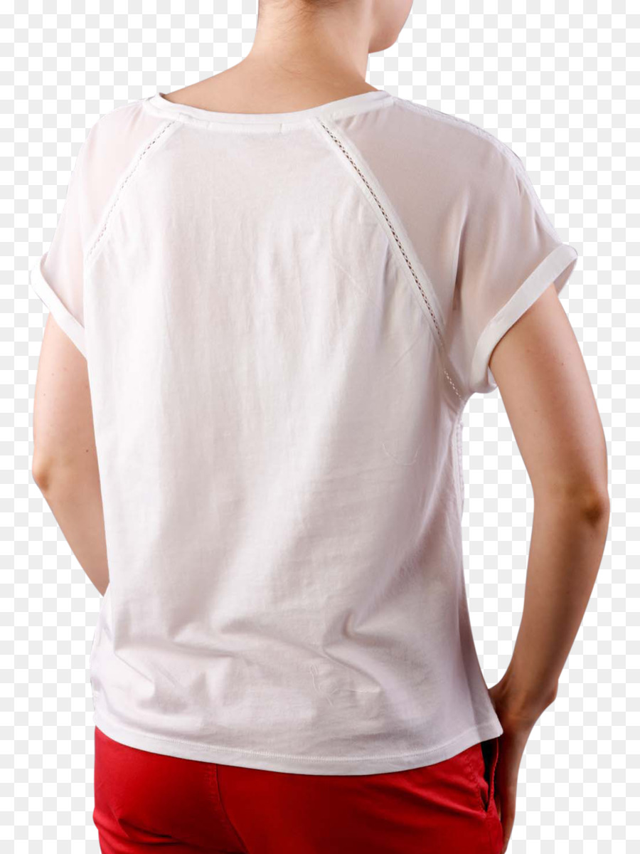 T-shirt Ärmel Schulter Produkt - zwei weiße t shirts