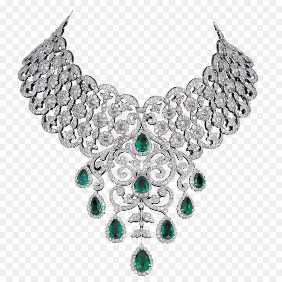 Ohrring-Schmuck-Halskette-Diamant-Collier - Schmuck
