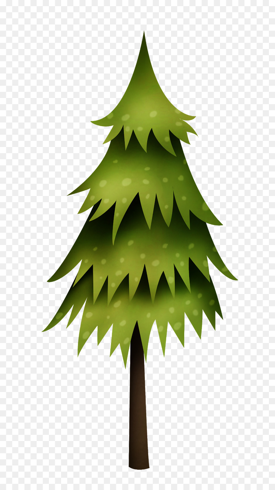 Libro da colorare di Abete, albero di Natale Disegno - albero