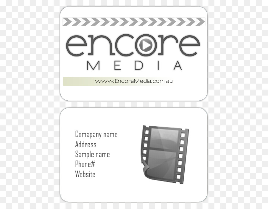Prodotto di marca design Font Video clip - fotocamera business card