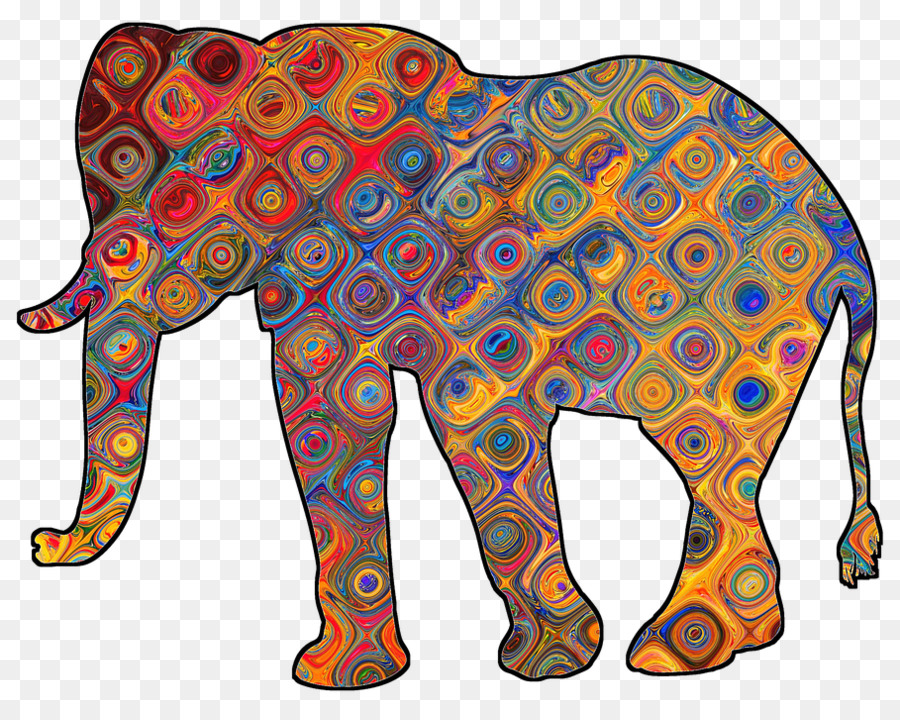 Voi châu phi và Ấn độ, con voi Voi Clip nghệ thuật T-shirt - voi