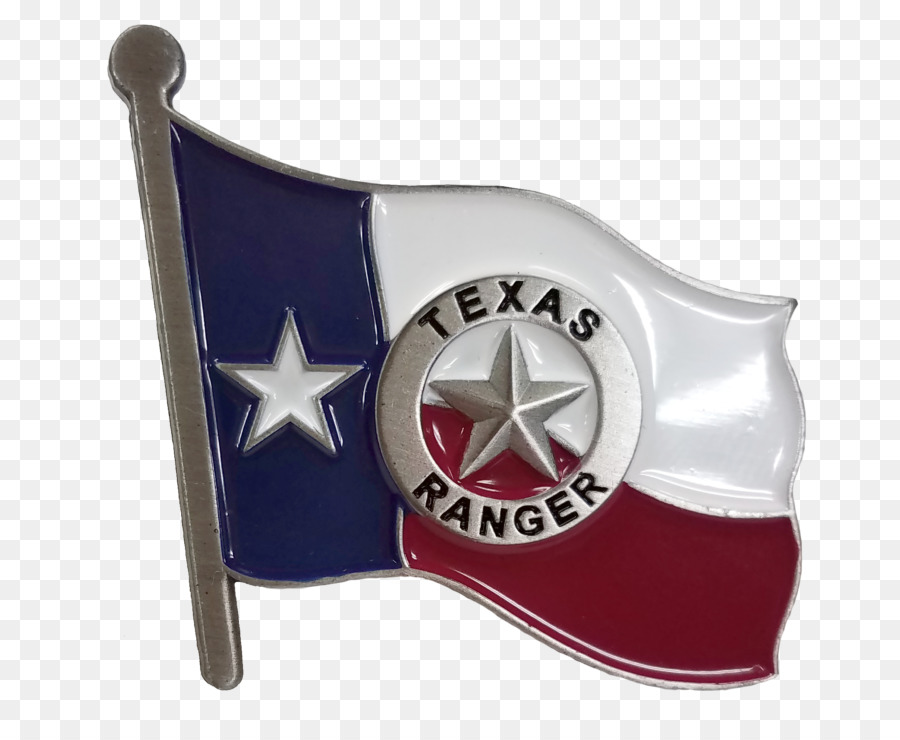 Texas Ranger Hall of Fame & Museum e Distintivo Emblema d'Argento spilla - argento