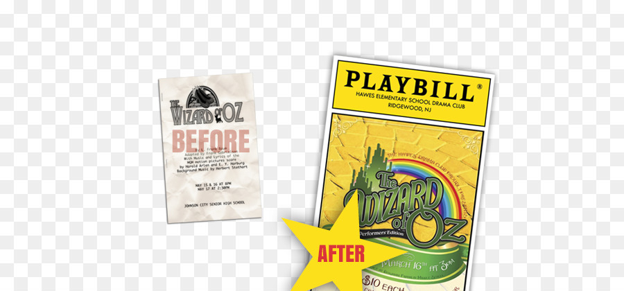 Playbill Broadway-Theater Programm - charity Flyer