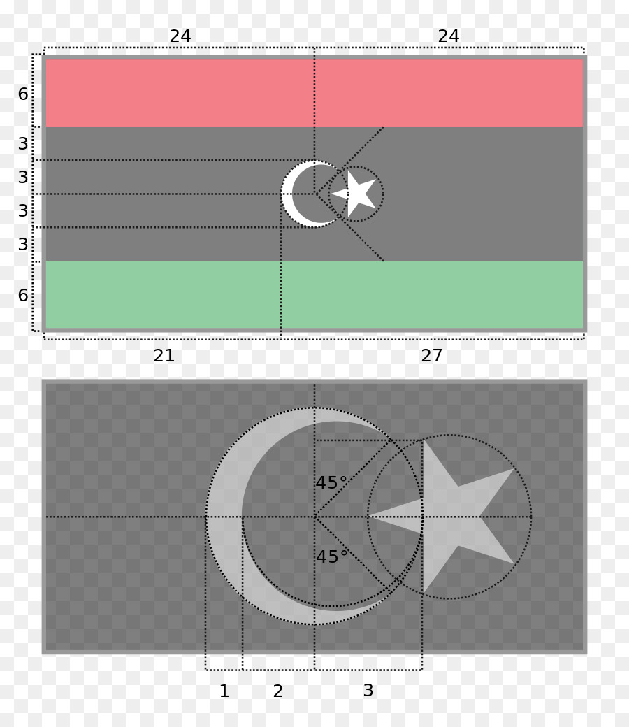 Flagge von Libyen in die Türkei Fußball-Nationalmannschaft - Flagge