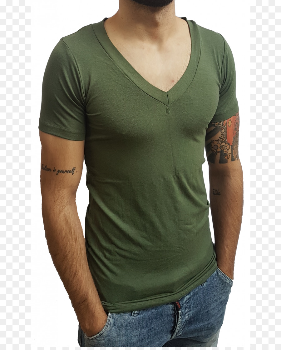 T-shirt Fashion-Kragen Sleeve Polo-neck - T Shirt