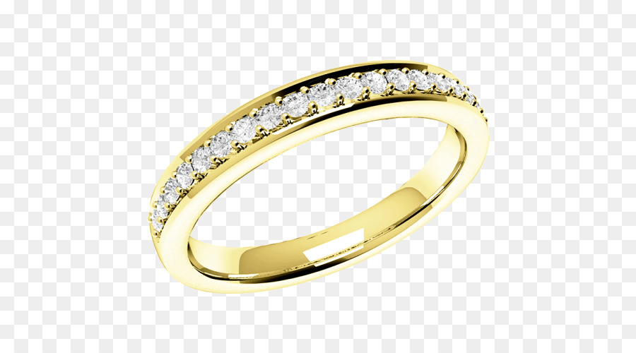 Anello di nozze d'Oro Gioielli con Diamanti Gemma - tagliate a metà