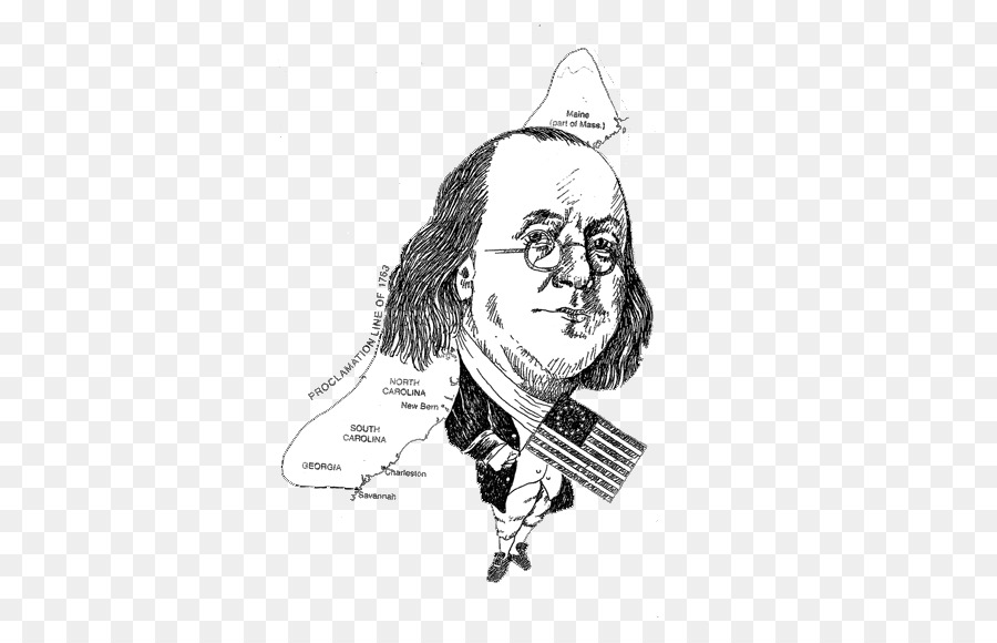 Skizze Visual arts Menschlichen Verhaltens-Illustration-Cartoon - Benjamin Franklin