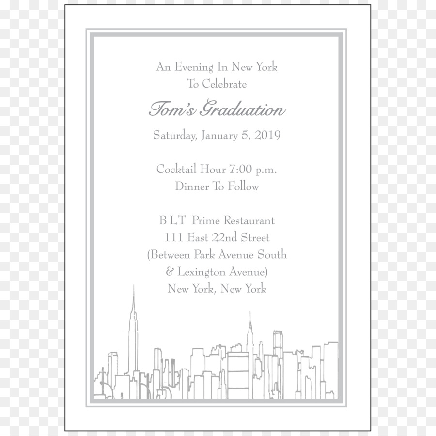 Hochzeit Einladung Font-Line Party - Abschluss party Einladung