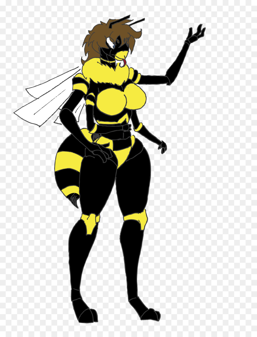 Honig-Biene, Wespe, Illustration, Kostüm - Biene