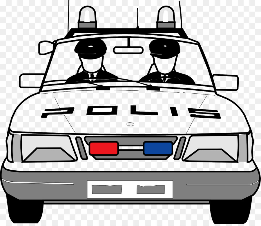 Auto della polizia Ford Mustang libro da Colorare ufficiale di Polizia - auto