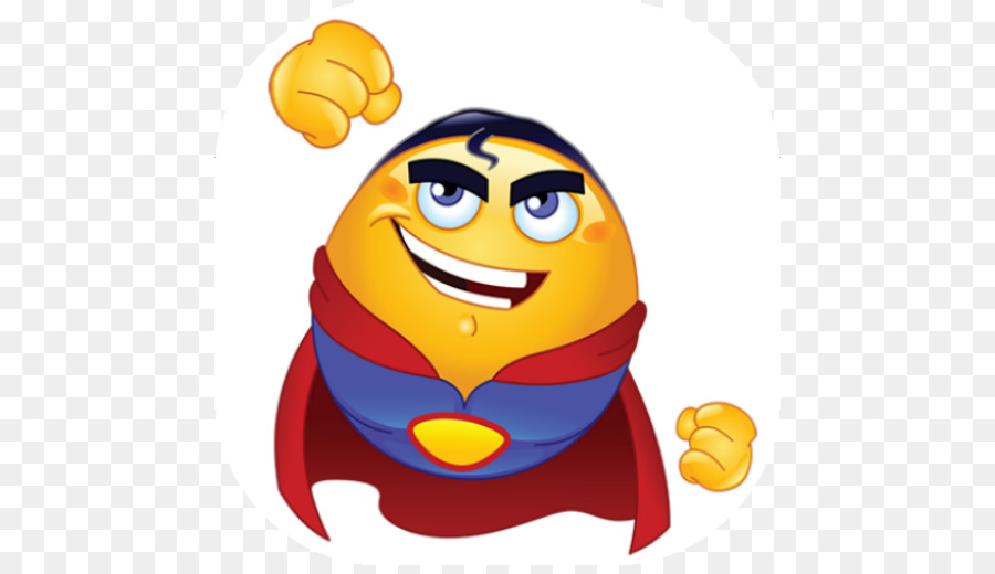 Vektor-Grafik-Emoticon Superheld Smiley Bild - Smiley