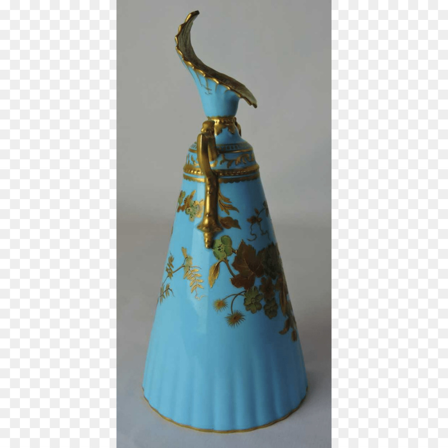 Keramik Vase Figur Türkis - Vase