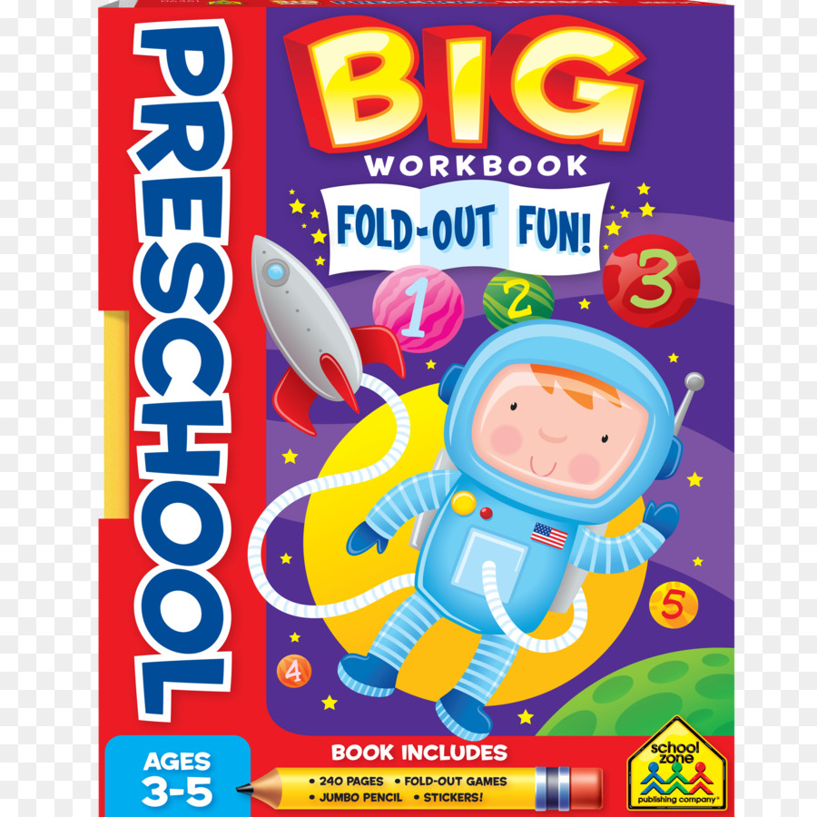 Big Preschool Workbook Pre-school Zone Lern-Spiel - Vorschul Bildung