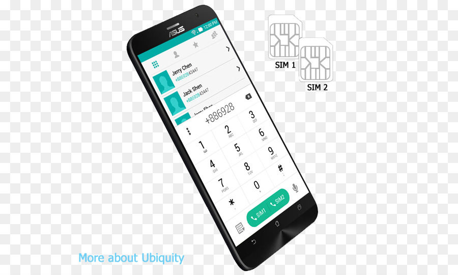 Smartphone telefono cellulare Android RAM 华硕 - fare la telefonata