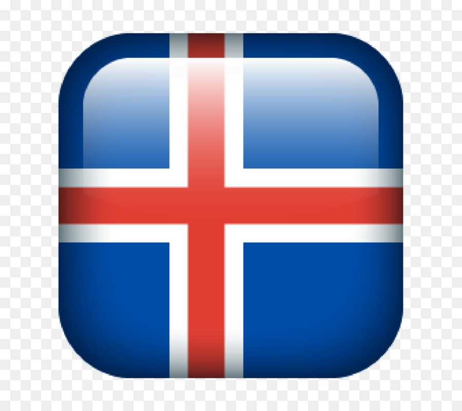 Bandiera dell'Islanda bandiera Nazionale di grafica Vettoriale - bandiera