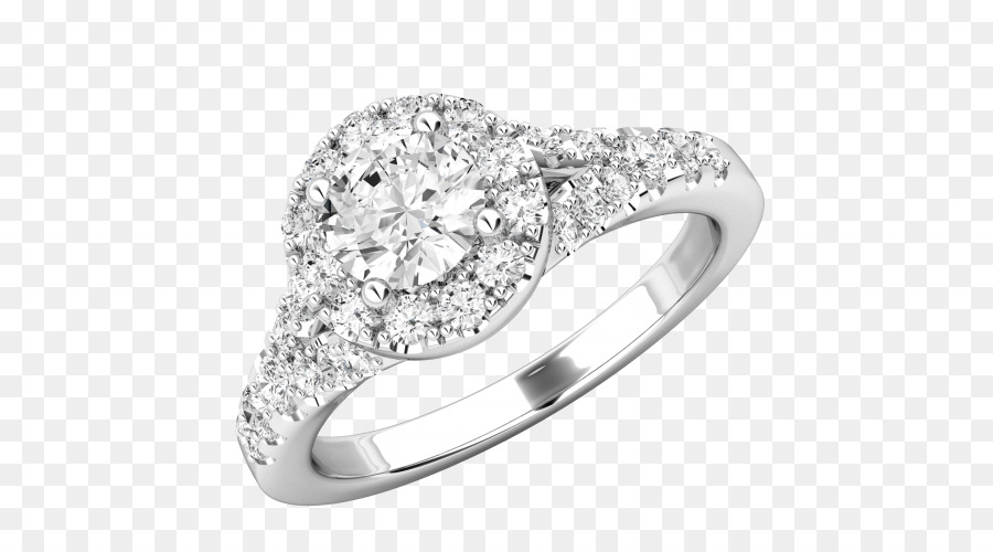 Orecchino anello di Fidanzamento con Diamante anello di Nozze - anello