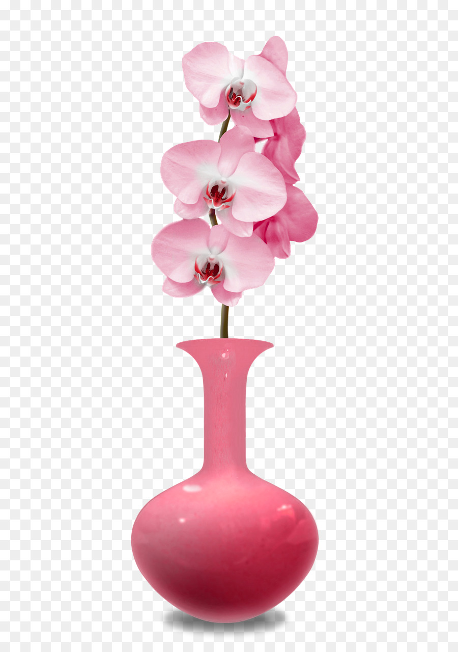 Pink Flower Cartoon png download - 747*1280 - Free Transparent Vase png  Download. - CleanPNG / KissPNG