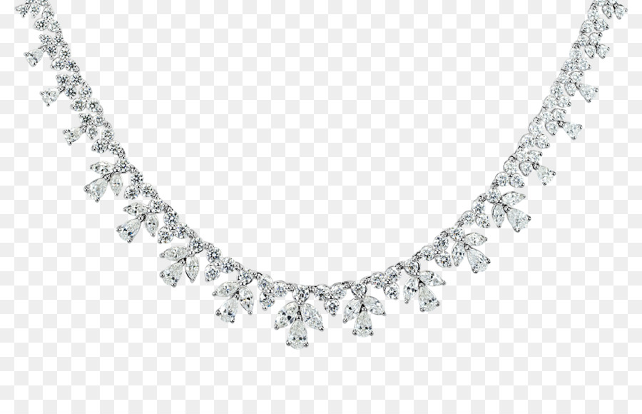 Halsketten-Schmuck-Diamant-Ohrring - Halskette