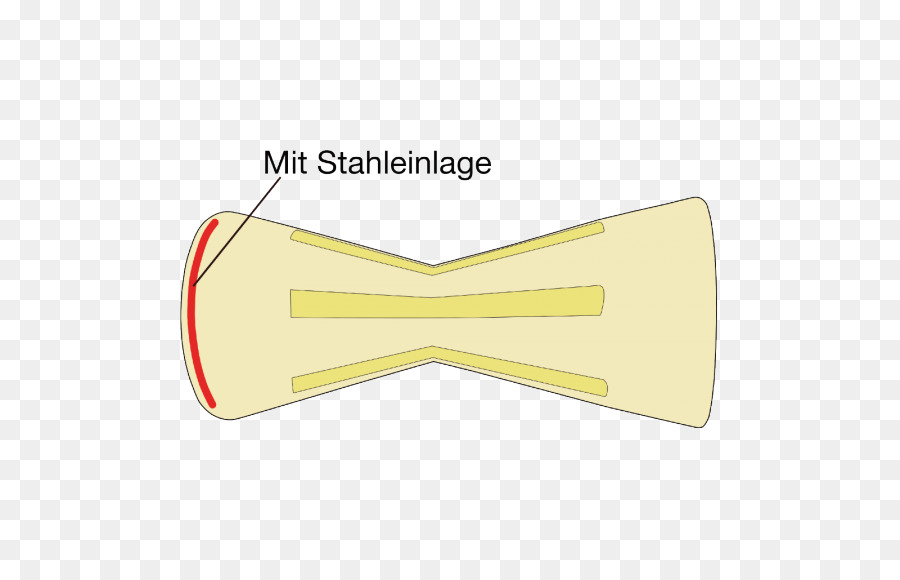 Bow tie Line Produkt design Winkel - Beige