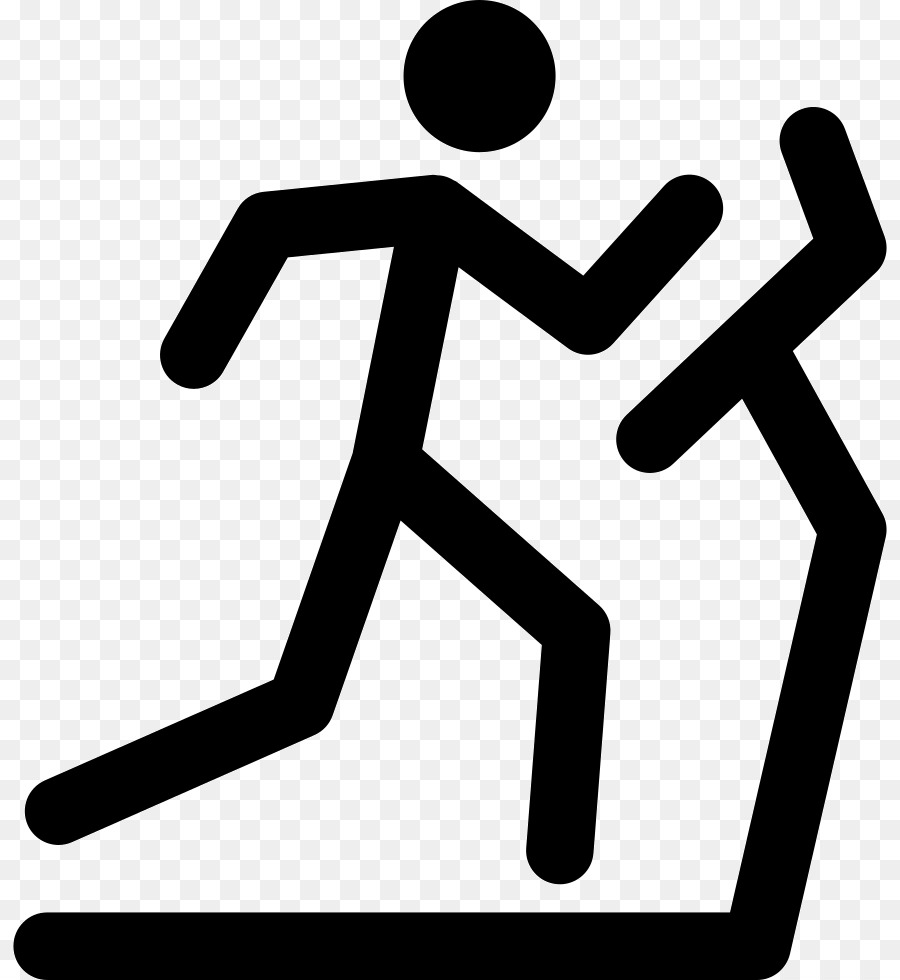 Übung Fitness-Center Strichmännchen Körperliche fitness Laufen - ausführen Symbol