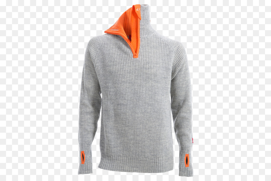 Ulvang Rav sweater w/zip Herren Ulvang Rav Sweater w/zip Grey-Melange/Coral Rose Bekleidung - orange Grau