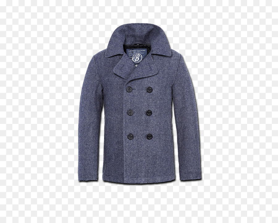 Wintermantel Brandit Pea Coat Jacke - blauer pea