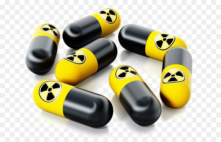 Radioaktiver Zerfall Strahlung Nuklearmedizin Tablet-Bild - Tablet
